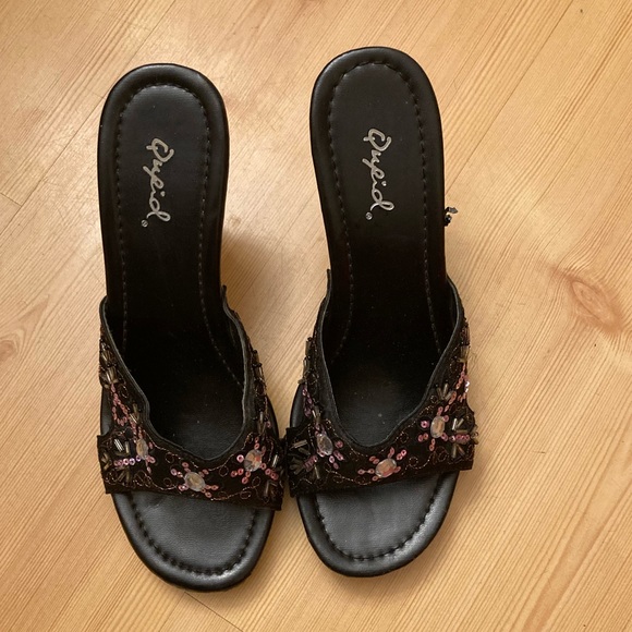 Cupid brand summer High heel  slides - Picture 3 of 3